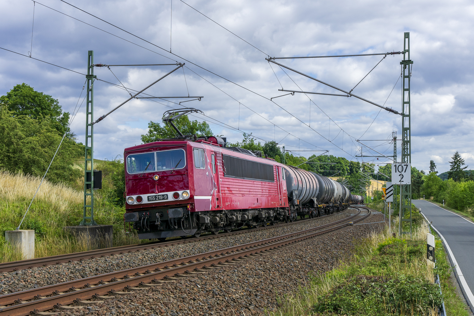 155 219 der Maik Ampft Eisenbahn Dienstleistungen (MAED)