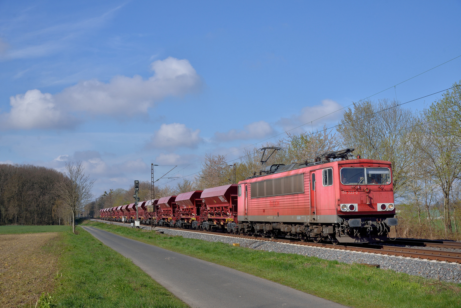 155 222-3 --WFL-- am 15.04.21 in Nordbögge