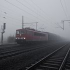 155 253-8 im Nebel (Bhf. Marienborn)