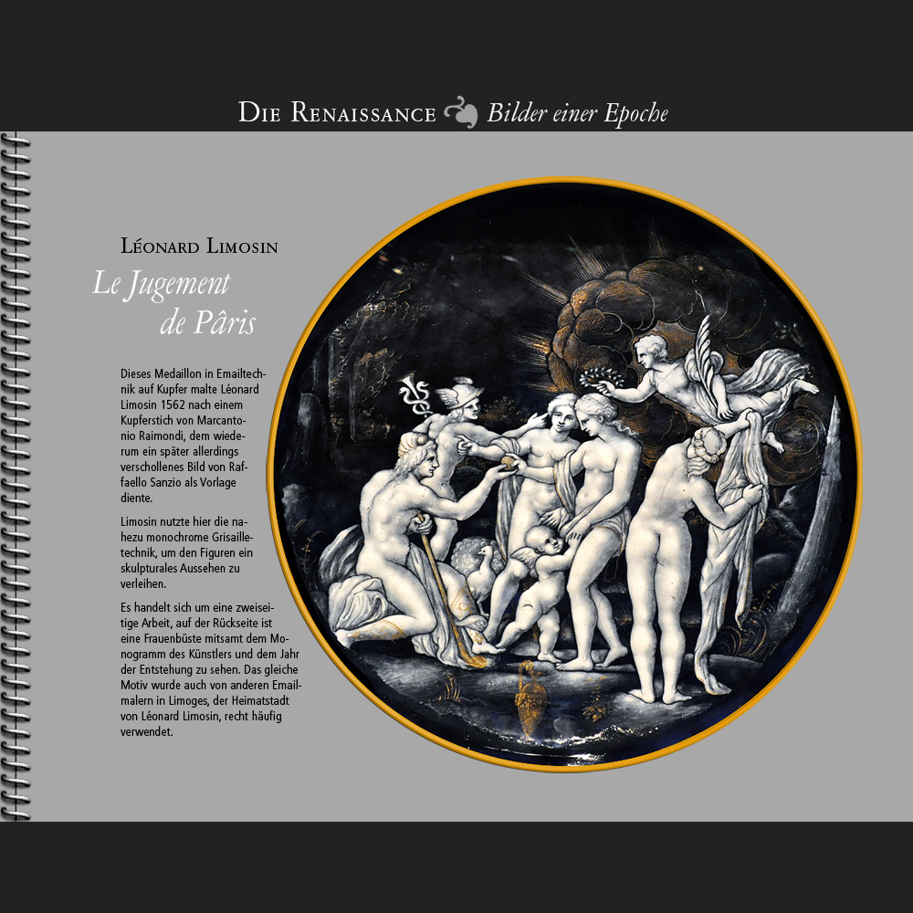 1562 • Limosin | Le Jugement de Pâris