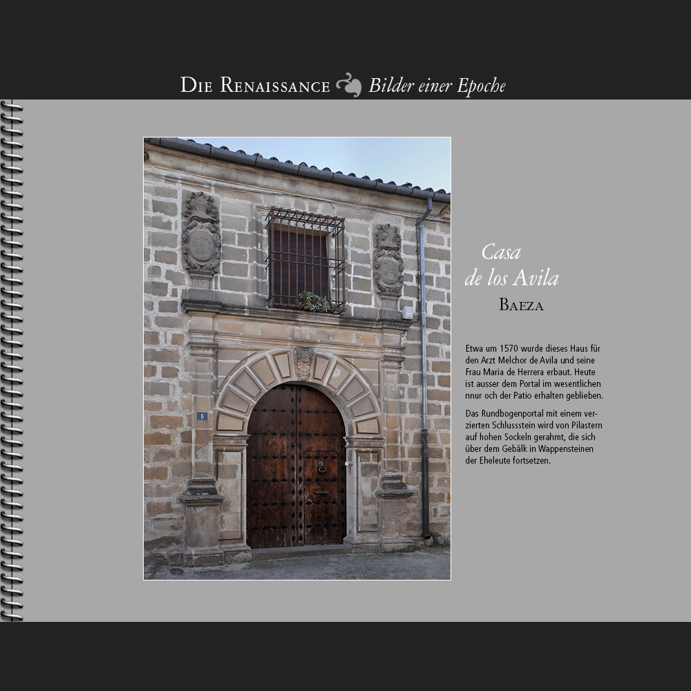 1570 • Baeza | Casa de los Avila