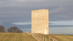 15773 Bruder-Klaus-Kapelle im Februarsonnenlicht