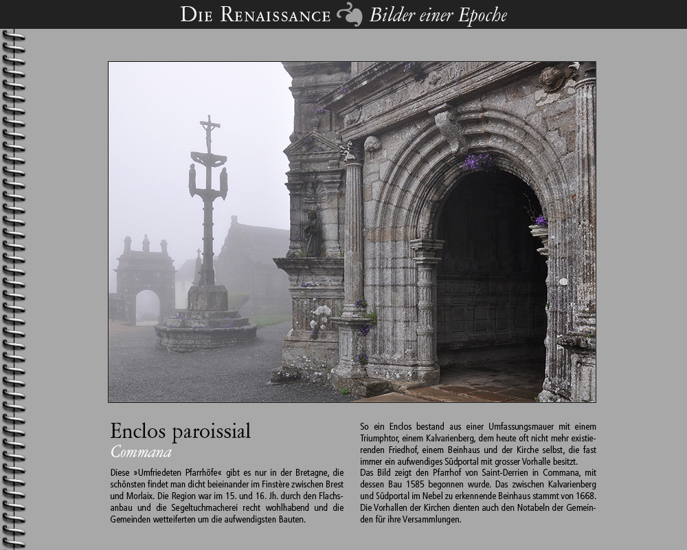 1585 • Commana | Enclos paroissial