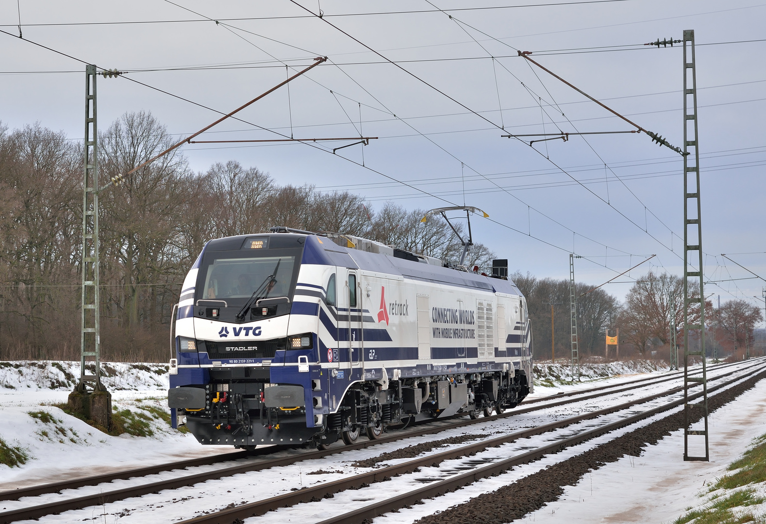 159 221-1 --Retrack-Eurodual-- am 16.02.21 in Hamm-Lerche