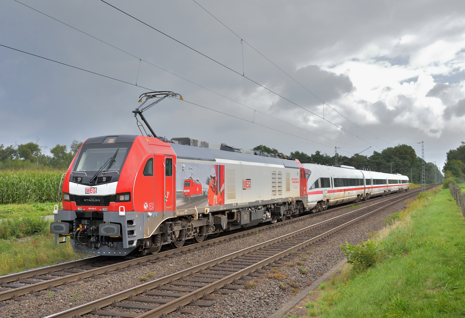 159 225-2 --MEG-Eurodual-- am 26.08.21 in Hamm-Lerche