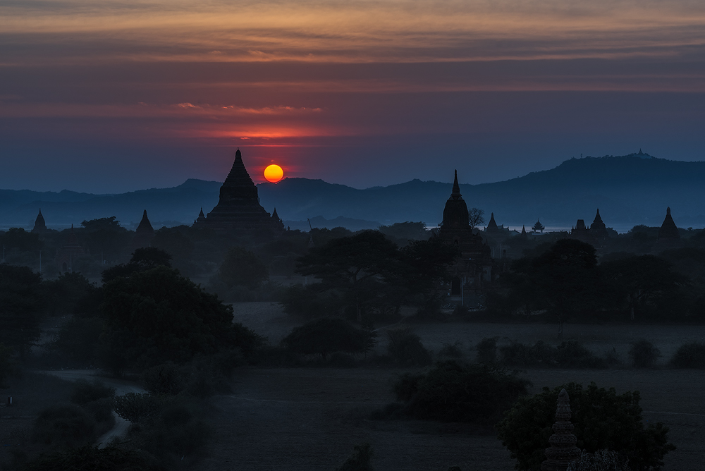 Pagoden Bagan Myanmar von HeimoK 