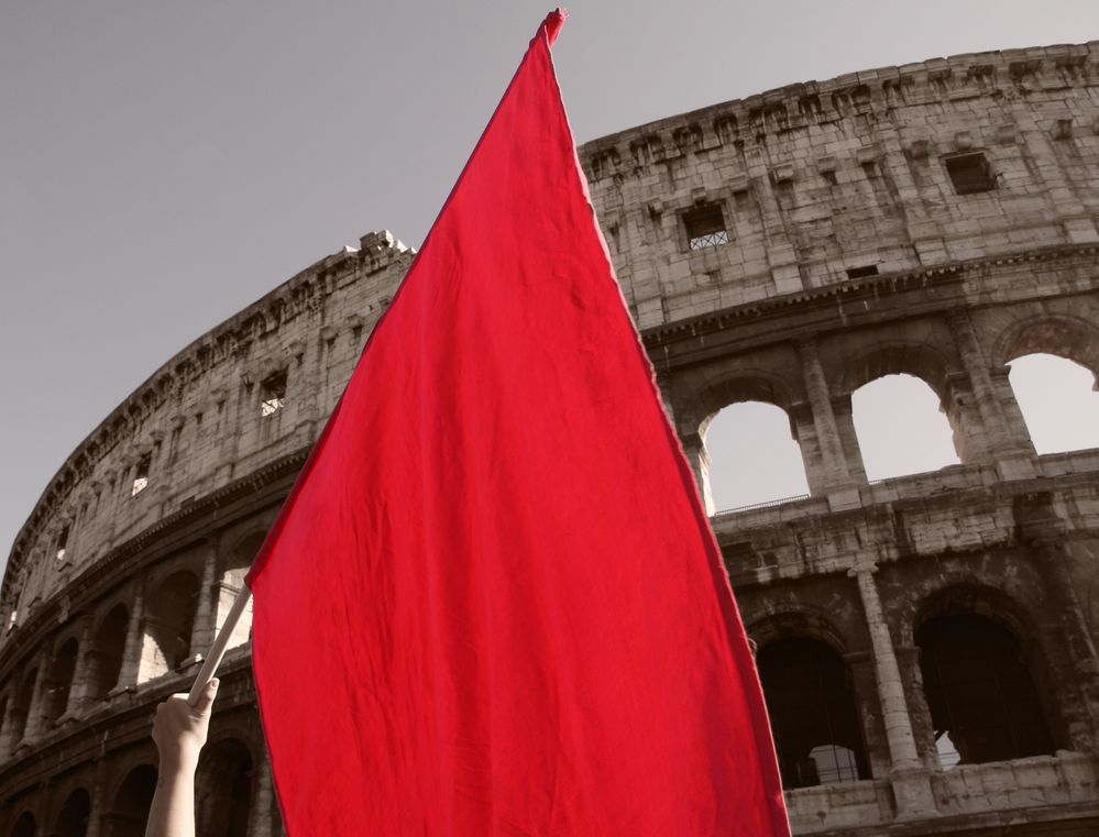 #15ott Roma è un po' rossa #occupyrome