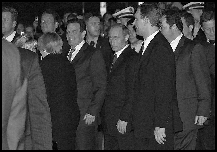 16. April 2004 - Putin beim Geburtstagsempfang von Gerhard Schröder in Hannover