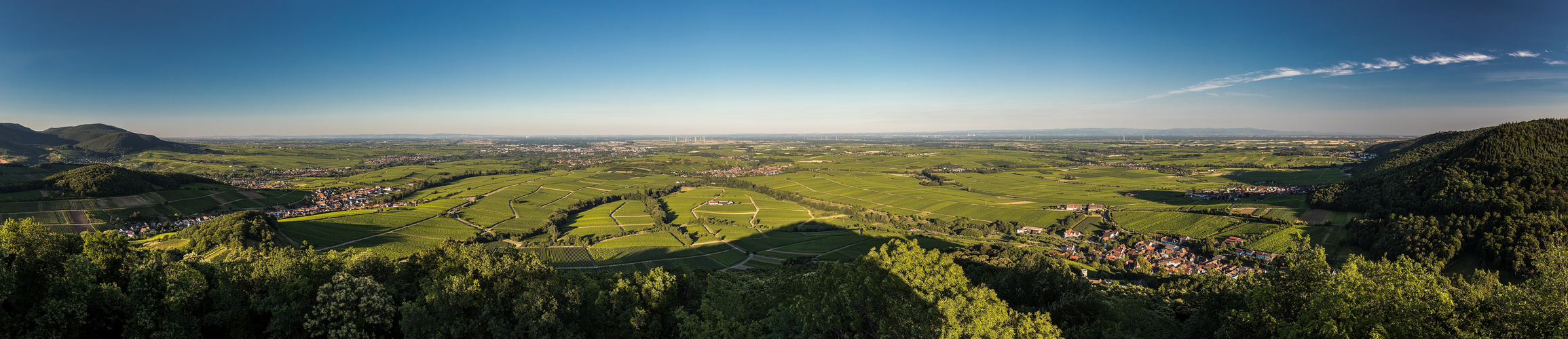 160 Kilometer Fernsicht