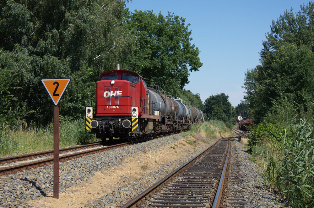 160074 mit dem Bockzug