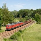 16.06.13 232 668 und xxx mit Elbtalumleiter bei Pirk/ Vogtland