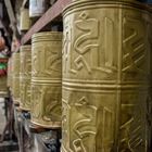 165 - Lhasa (Tibet) - Bakuo Street in close vicinity to Jokhang Temple - Prayer wheel