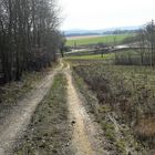 17.03.2020  Heimweg mit Blick zum Fichtelgebirge