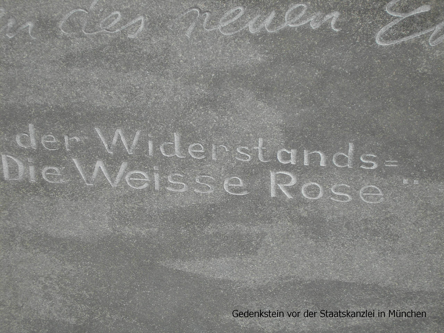 17.04.2007 Gedenken an die Widerstandsbewegung Weisse Rose