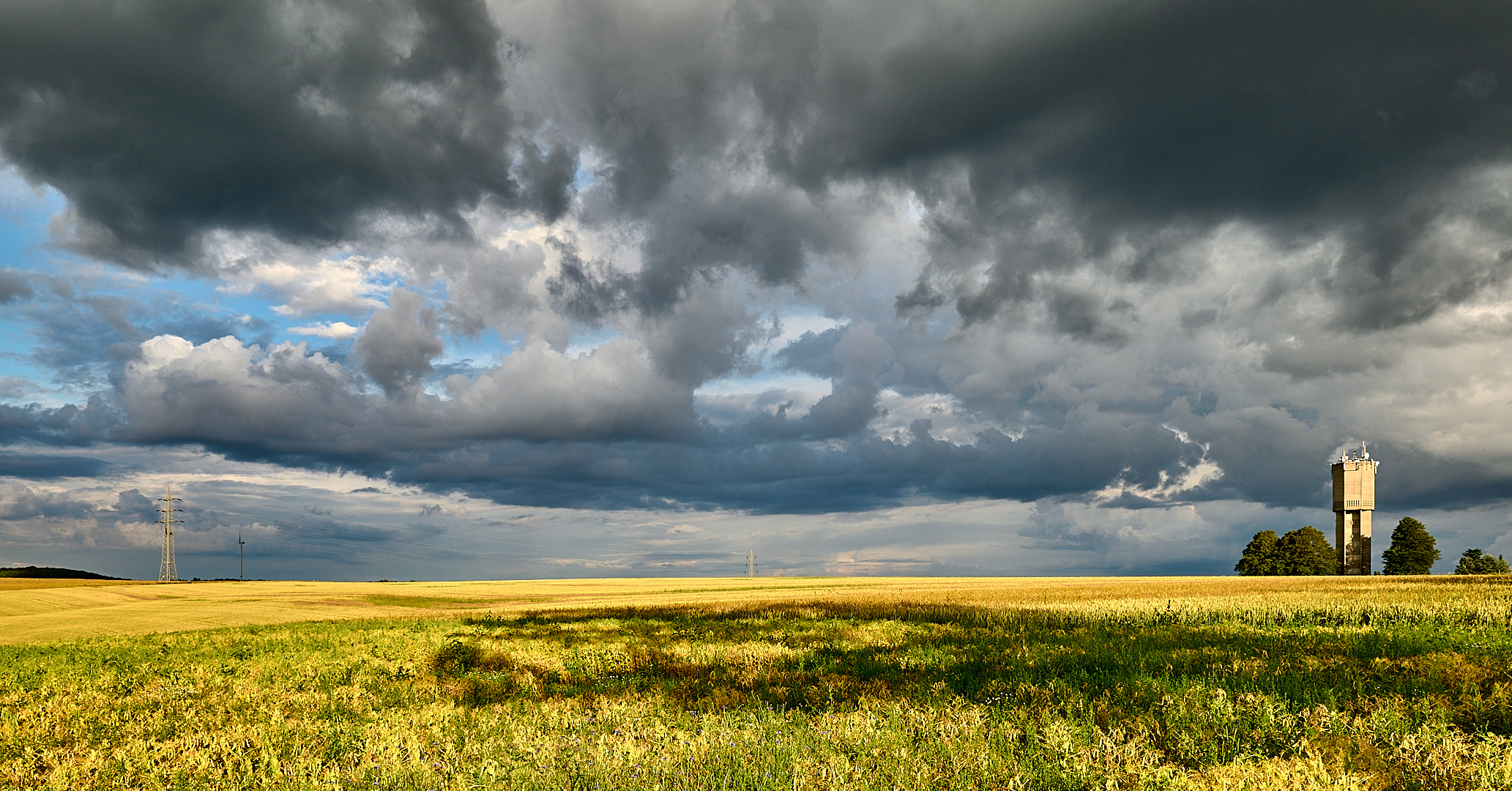 17.07.2021, die letzten Regenwolken lösen sich auf, endlich zeigte sich die Sonne nach einer...