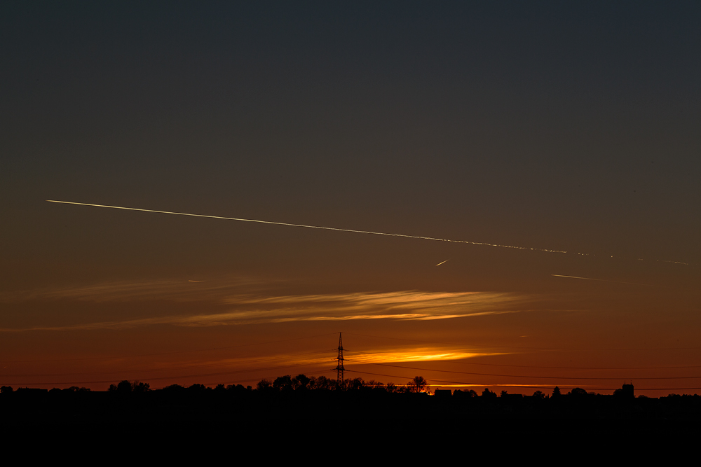 17:10 Uhr ... kurz vor Sonnenuntergang