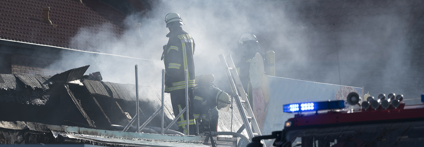 1733R Feuerwehr im Einsatz Panorama