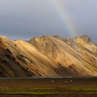 17.54 Uhr in Landmannalaugar   