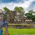 1789UZ Maya Pyramide Altun Belize mit Maya