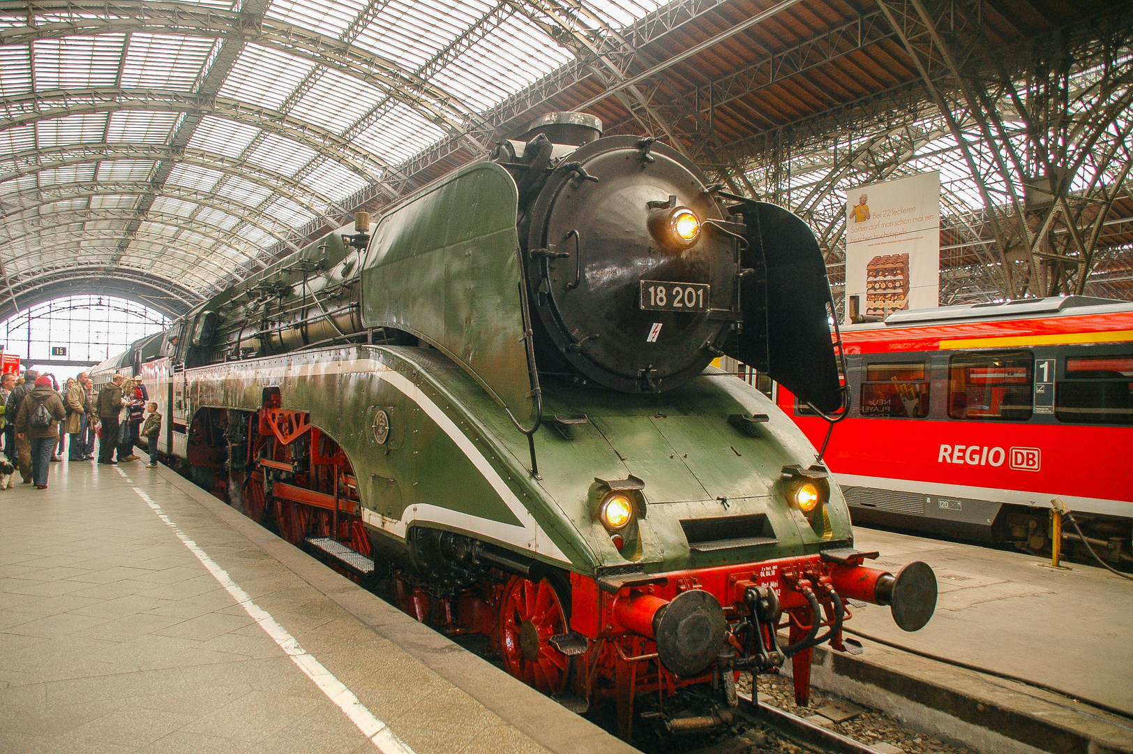 18 201 in Leipzig Hbf