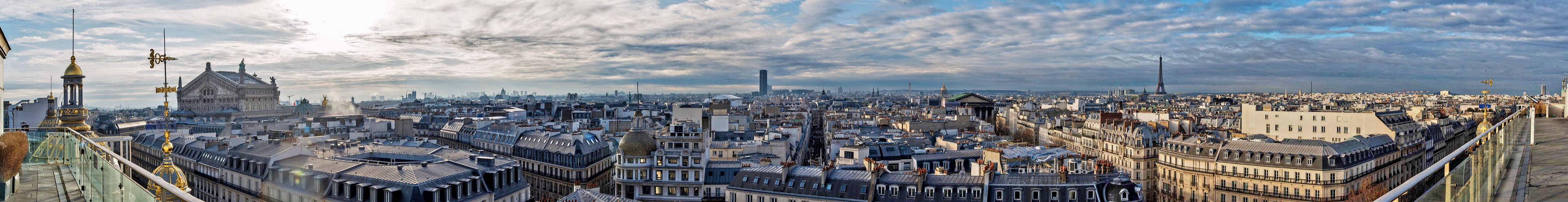 180° Blick auf Paris