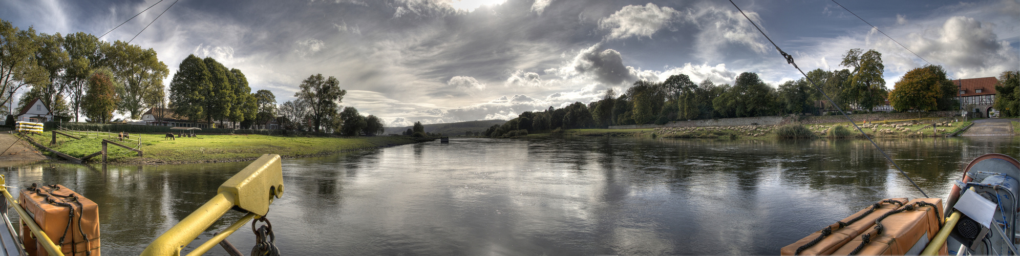 180° HDR Weserpanorama