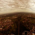 180° Panorama aus dem Zeppelin (Bodensee)