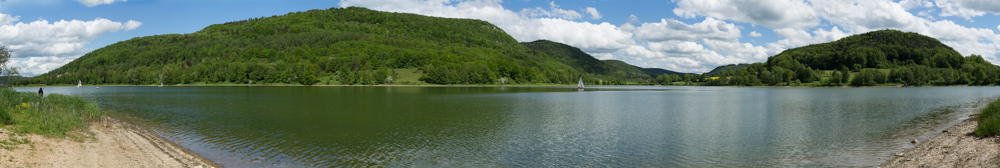 180°-panorama des Happurger Stausees