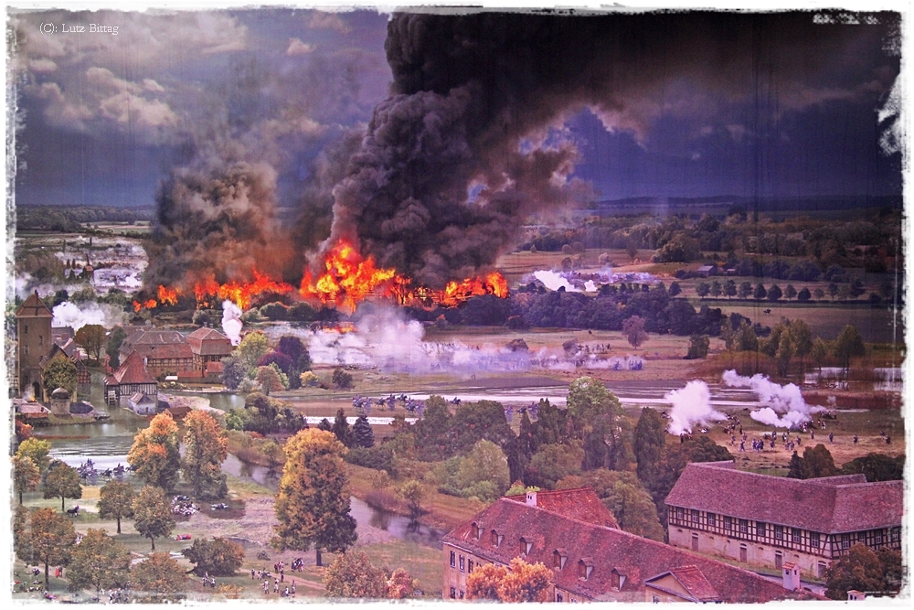 1813 - Leipzig brennt