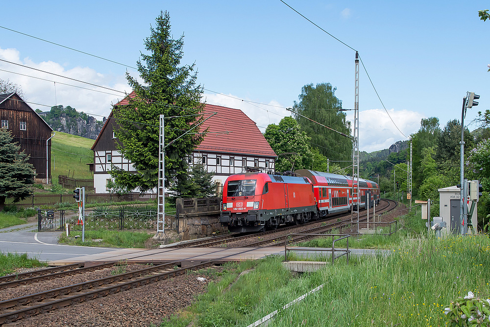 182 mit S-Bahn