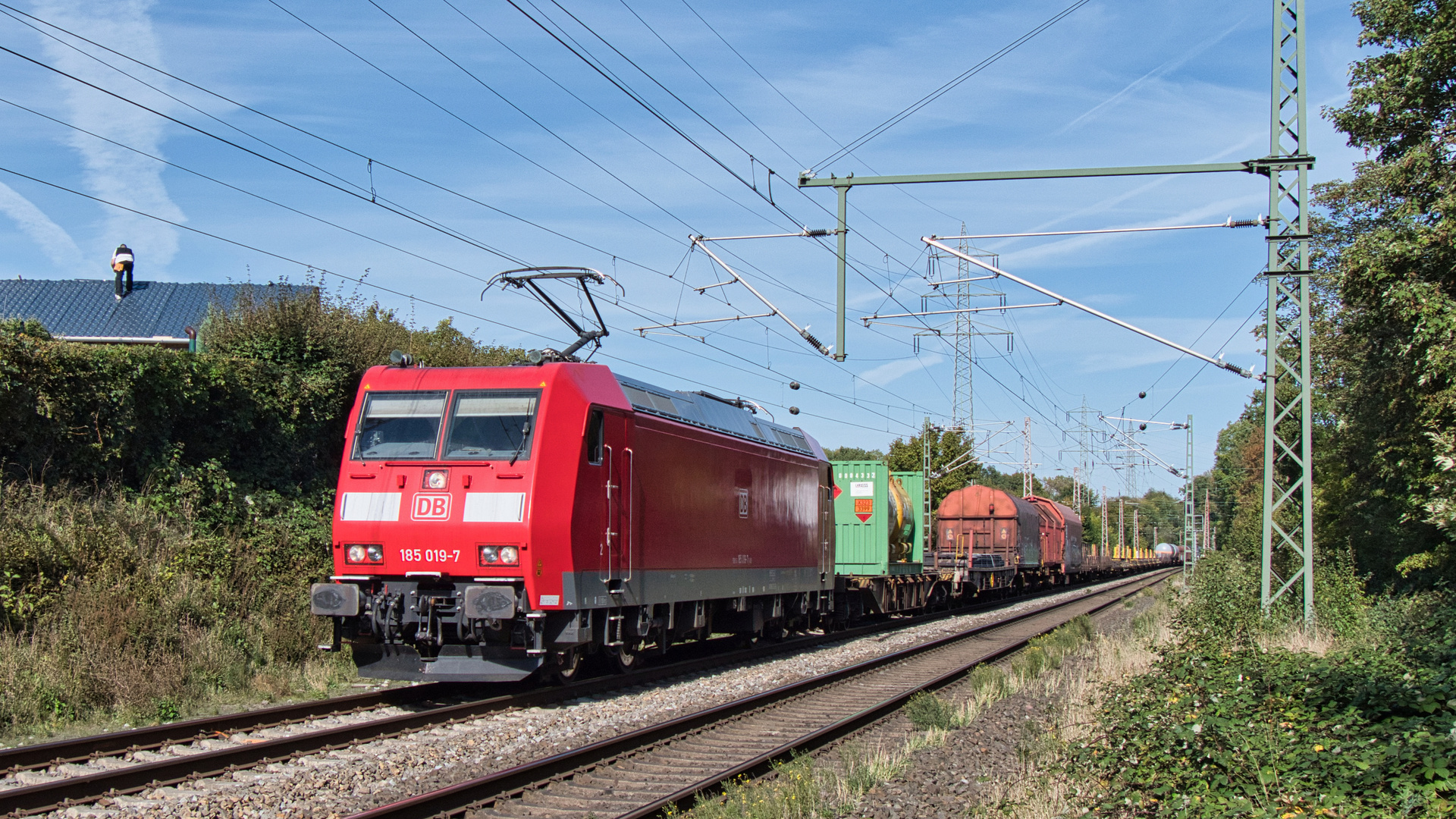 185 019 mit Mischer in Haan