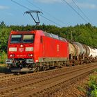 185 053-6 mit einem gem. Güterzug