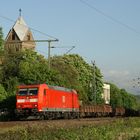 185 078-3 mit einem Schienentransport