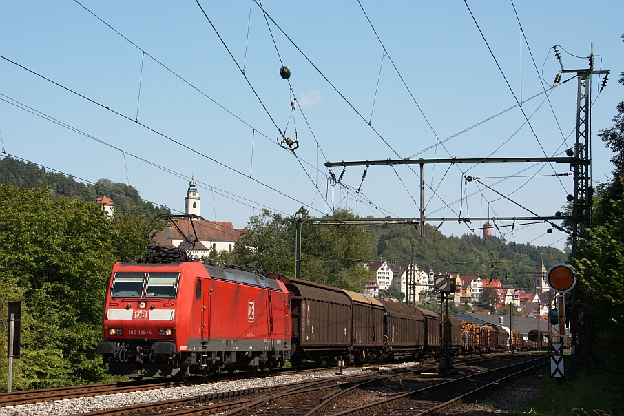 185 129 vor der Stadtkulisse Horb am Neckar