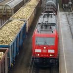 185 251-6 bei der Durchfahrt in Wels Hbf