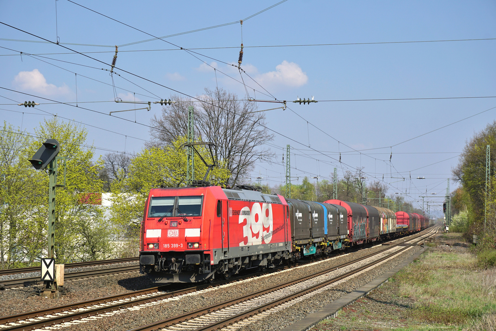 185 399-3 --399 Reklame-- am 07.04.19 in Gütersloh