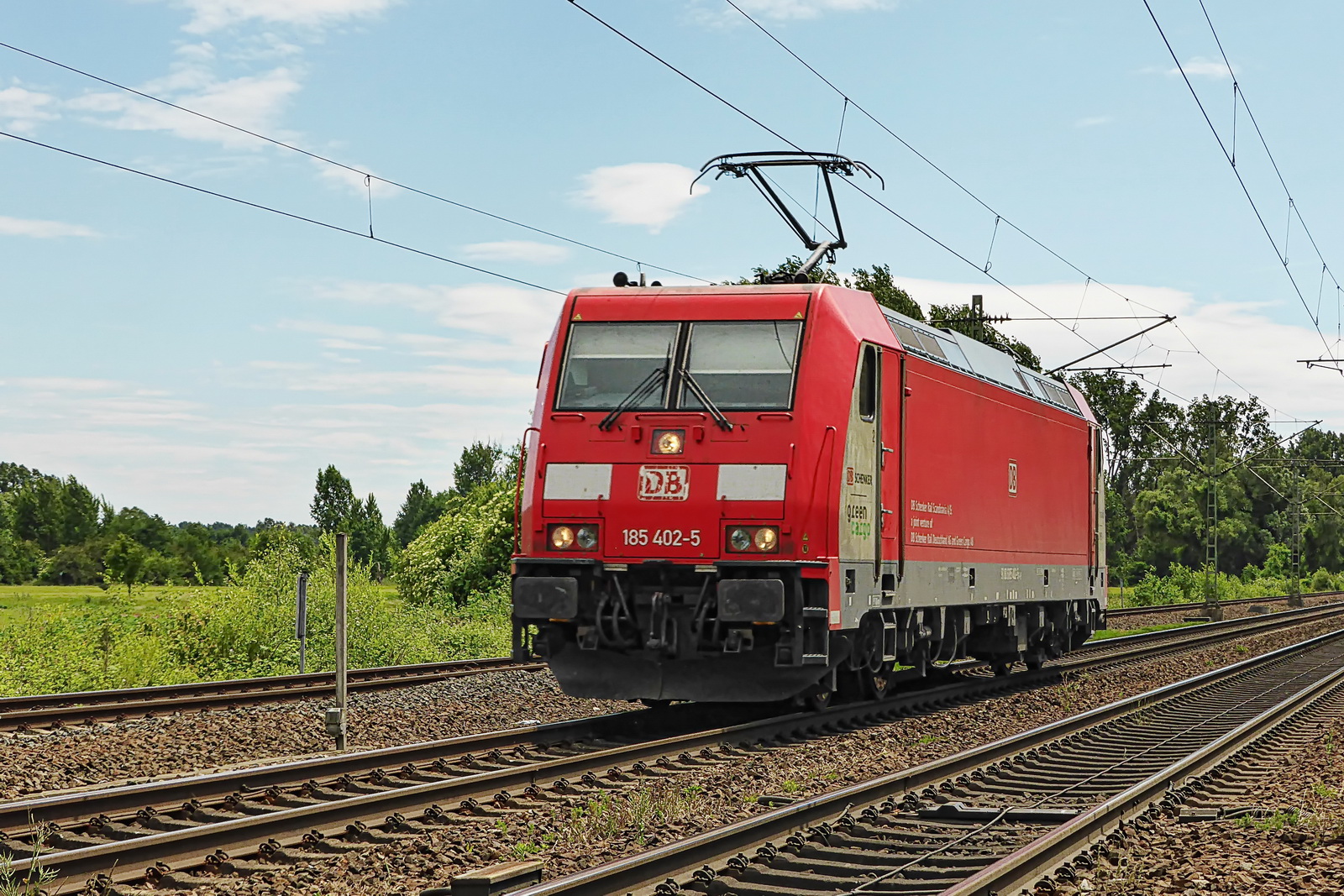 185 402-5 DB Green Cargo - Solofahrt