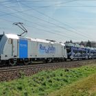 185 676-4 Railpool Rurtalbahn Cargo mit einem Autotransport