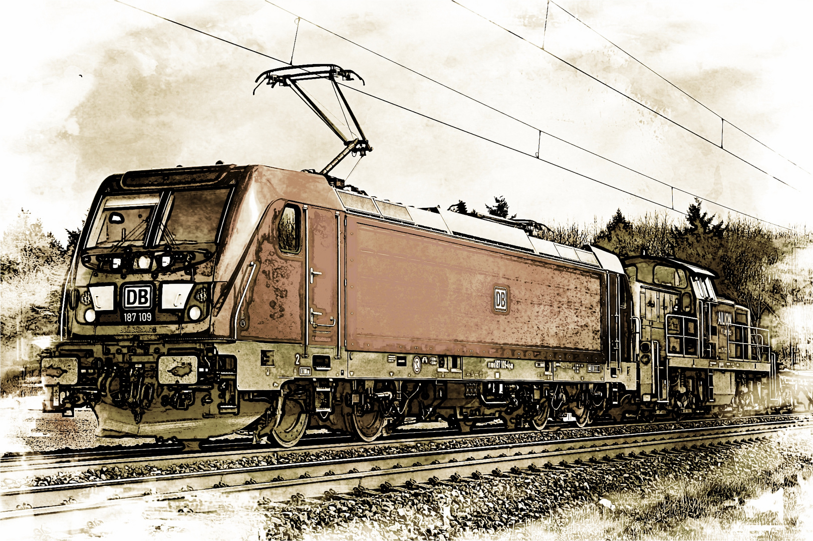 187 109 DB und 294 822 Railion