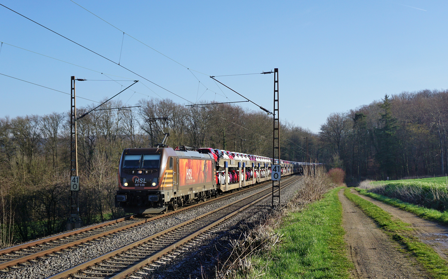 187 536 --HSL Logistik-- am 20.03.19 bei Bad Münder 