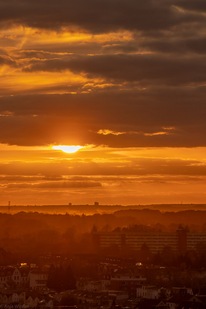 19.10.2018 Sonnenuntergang Lübeck