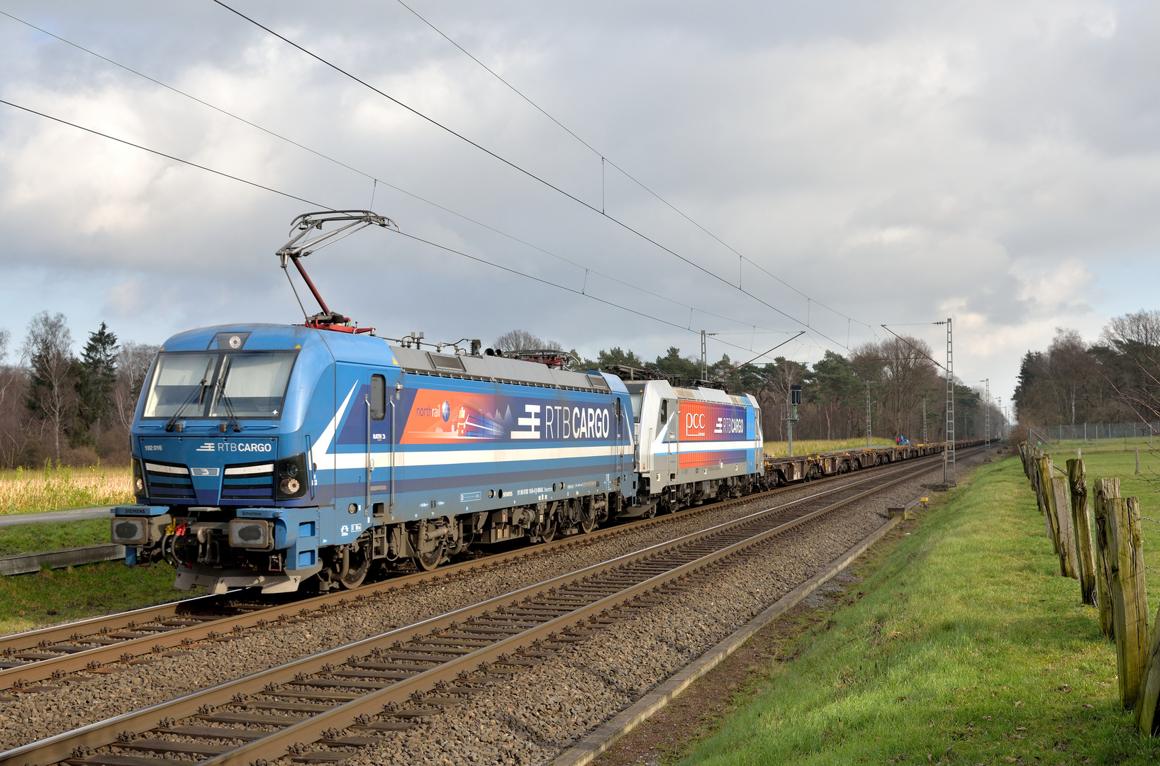 192 016 + 186 430 --RTB-- am 04.0.21 in Hamm-Lerche