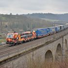 193 878 --TXL wir brennen -Vectron-- am 17.03.21 auf dem Viadukt in Altenbeken