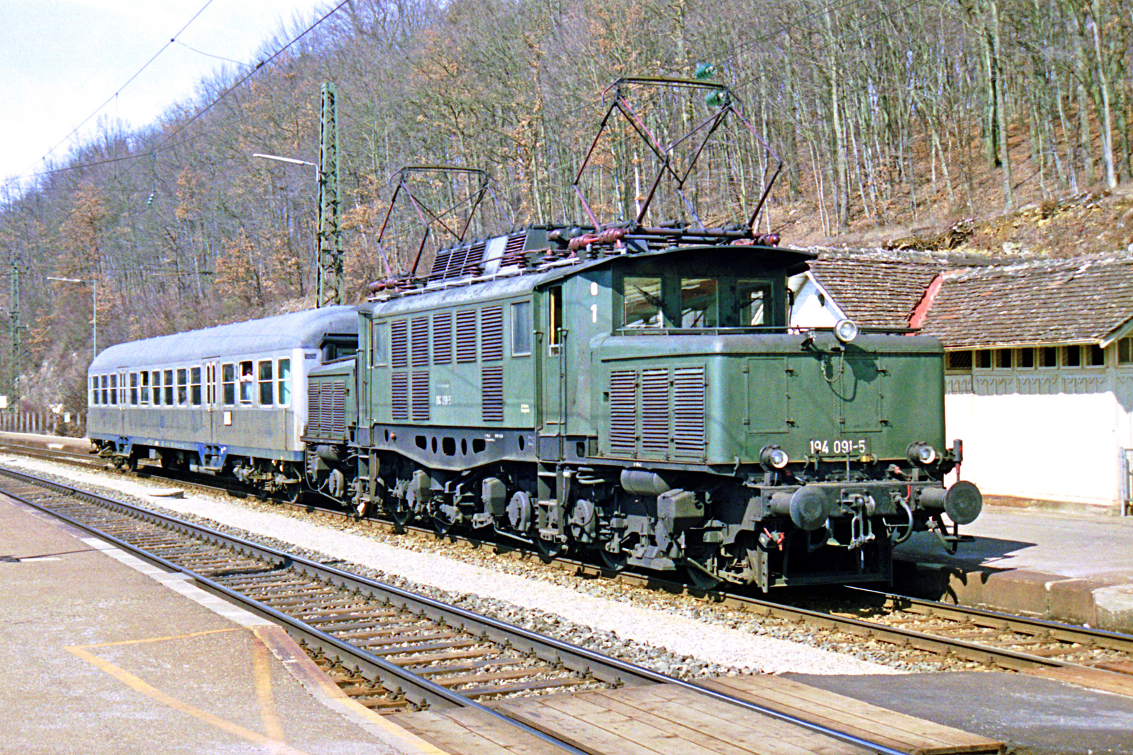 194 091 mit Silberling in Westerstetten