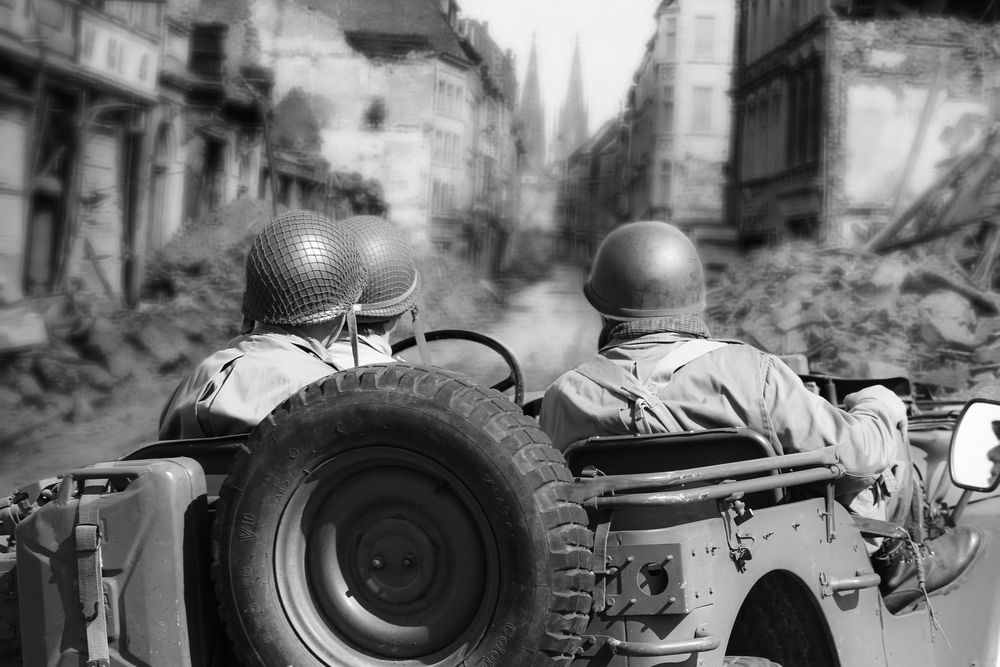 1945 Foto & Bild  reportage dokumentation, krieg und seine folgen, zerstört Bilder auf 