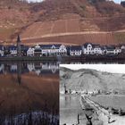 1945 - Sturm über die Mosel bei Hatzenport - Now and then