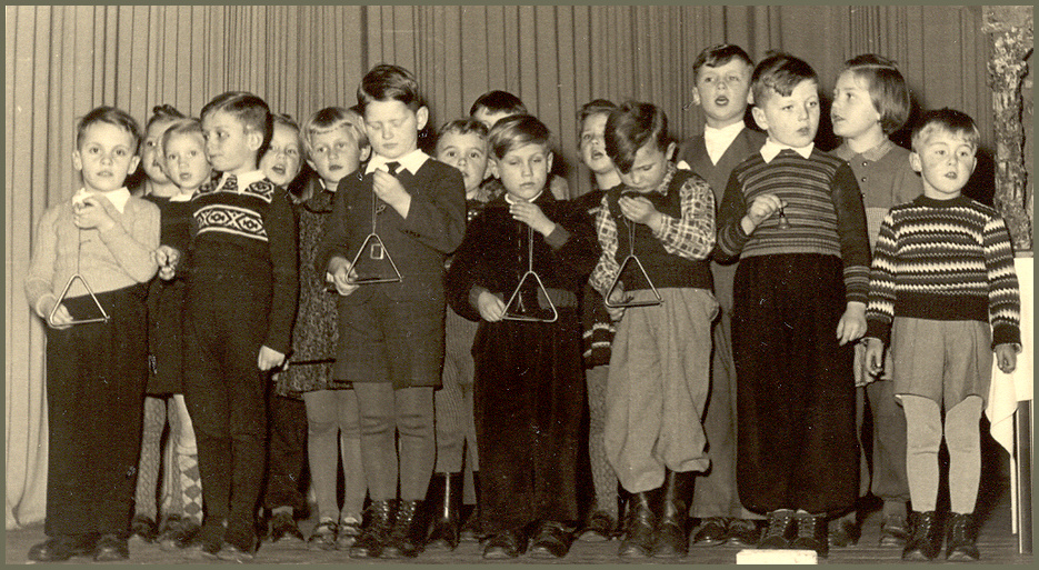 1952 im Kindergarten von Bad Schwalbach