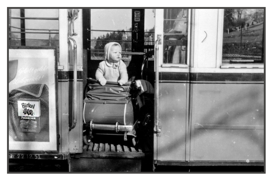 1953 - die erste Straßenbahnfahrt in Reutlingen