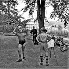 1955 St.Georg-Pfadfinder in Bröleck-Bergisches Land -&quot;Lagerzirkus&quot; (4)