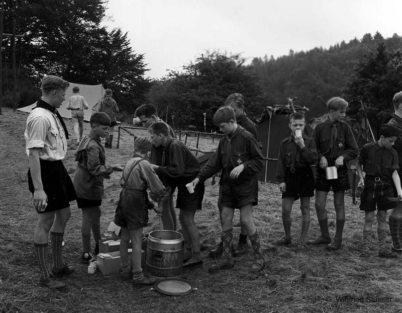 1955 St.Georgspfadfinder im Bröltal-Bergisches Land (33)